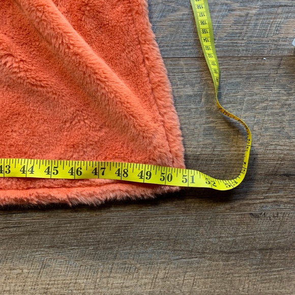 Kids Sleeping Fox Hooded Fleece Blanket w/Paws and a Tail - Picture 6 of 7